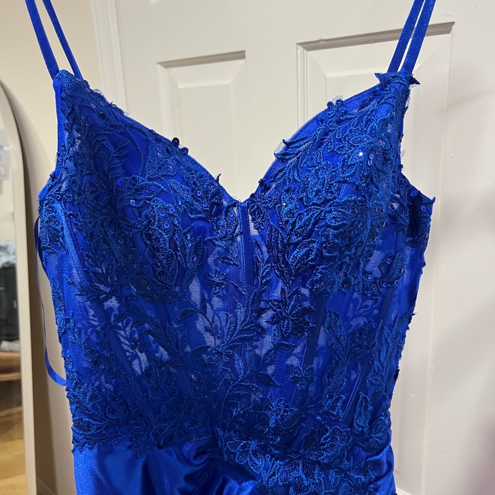 Elegant Royal Blue Prom Dress